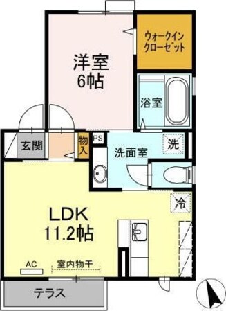 プリメーロ山城の物件間取画像